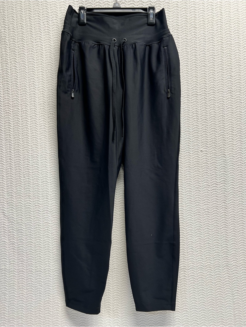 old navy / black high rise active powersoft go dry joggers size small
